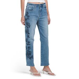 DRIFTWOOD JEANS Medium Wash Royce X Etched Jeans